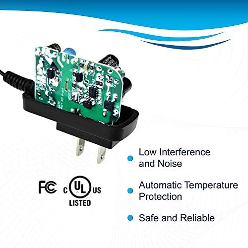 HQRP 9V AC Adapter kompatibilan sa RCA DTA-800b1 Digital TV Converter Box GT-WACL09000100 - 302 kablom za napajanje [ul lista] + Euro
