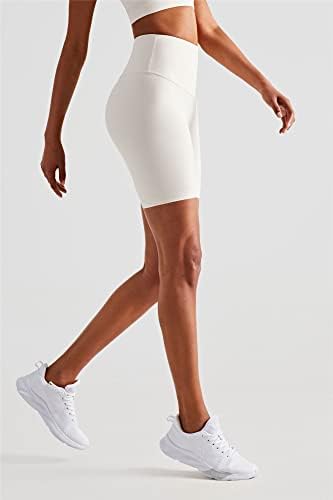 Altiland u potpunosti visokih struka Yoga biciklističke kratke hlače za žene Atletska vježbanje trčanja teretane Hlače - 6 inča /