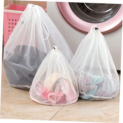 Yardwe mrežaste torbe za pranje veša torba za pranje mrežasta torba za pranje sa vezicama za pranje veša sa navlakom za donji veš