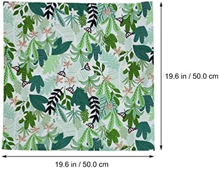 Soimiss zeleni listovi kompleti za prošivanje 7kom pamučna tkanina za šivanje tkanina paket cvjetnih štampanih šivaćih tkanina Patchwork