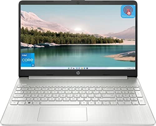 HP 15.6 Laptop sa ekranom osetljivim na dodir, 11. generacije Intel Core i5-1135g7 procesor, 16GB RAM-a, 512GB SSD, 15.6 HD ekran osetljiv na dodir, Intel Iris Xe grafika, Wi-Fi, Web kamera, Windows 11 Home U S režimu, prirodno srebro