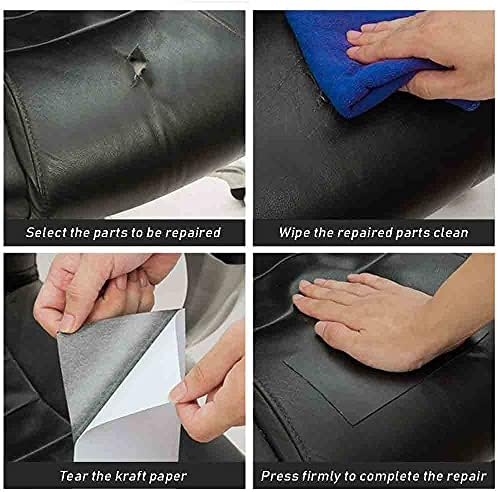 Prilagodljiva kožna popravka kože zakrpa za patch kaseta za kauče za samoljepljenje za namještaj kauč vinilnih autosjedalica kauča