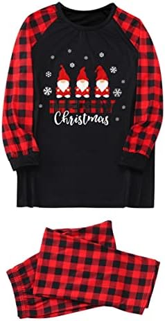 Božićne pidžame za obitelj Xmas Pijamas PJs Sleep odjeće Odgovarajući porodični podudaranje pidžamas set Xmas Outfit