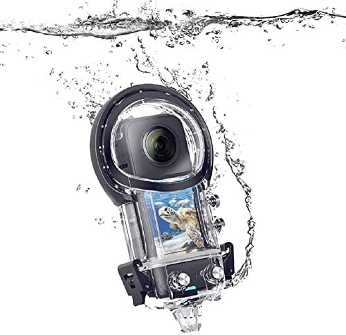 Septpenta podvodna zaronska ljuska, 164ft ipx8 vodootporna ronjenje za ronjenje za 360 jedan x3 kamera sa nosačem, visokim svjetlom