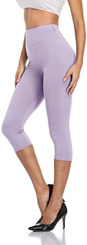 Annisher Capri gamaše za žene, visoki struk Work Yoga hlače plus veličina