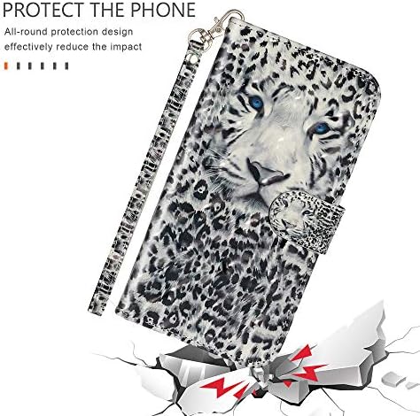 Ivy A21 3d torbica za novčanik Flip Cover za slučaj Samsung Galaxy A21-Leopard