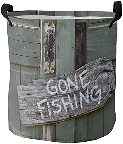 Korpa za veš Gone ribolov drvena vrata korpe za uzorak za vešeraj/spavaonicu/rasadnik sklopiva korpa za odeću sa ručkom vodootporne