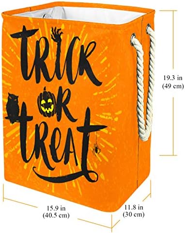 Inhalator za pranje veša Halloween Trick or Treat sklopive korpe za veš firma organizacija za skladištenje odeće za pranje kupatila