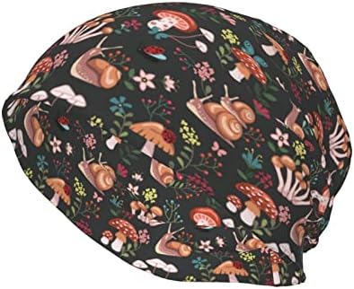LVGOOKI šarena gljiva Slouchy Beanie, modni zimski šešir kape za glavu kape za vrat gamaša marama pleteni šešir za žene i muškarce