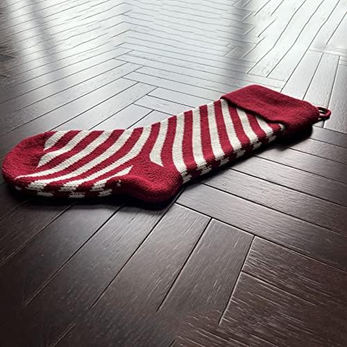 Xios Božićni dekoracija Božićne ukrase Božićne čarape poklon torba Dječji bomboni zatvoreni božićni čarapi poklon pletenje čarape