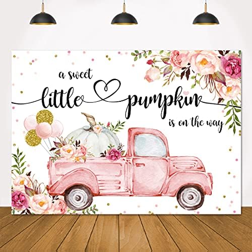Lofaris little Pumpkin Girl Baby Shower fotografija pozadine rekviziti jesen jesen Pink cvjetna princeza Baby Shower zabava dekoracija