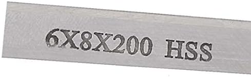 X-DREE 6mmx8mmx200mm oštrice brzi čelik praktični Strug HSS Bit za alat (6mmx8mmx200mm Cuchillas Broca para herramientas de acero
