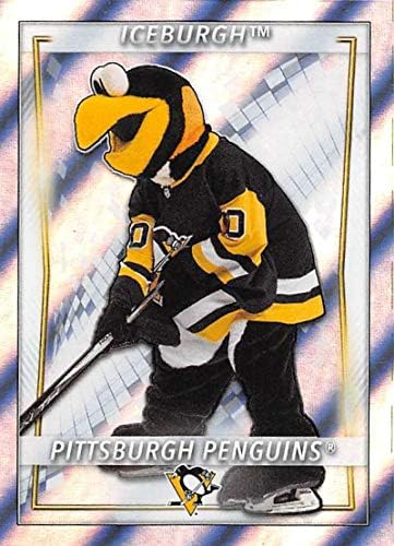 2020-21 TOPPS NHL naljepnica 377 Iceburgh maskota folija Pittsburgh Penguine hokejaška naljepnica