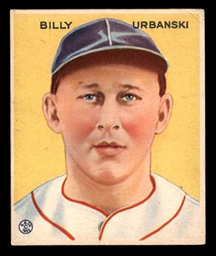 1933 Goudey 212 Billy Urbanski Boston hrabri dobre hrabre