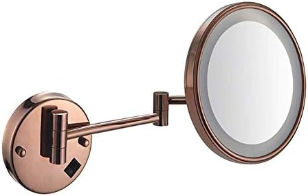 Zaahh Light up Life & amp; kupatilo brijanje ogledalo zid 8 inčni USB punjenje Makeup ogledalo 3X uvećanje jednostrano okrugli ispraznost ogledalo