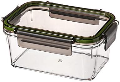 Jjzhy Portable Crisp Box Bento kutija za odlaganje voća i povrća Kuhinja hrana Prozirna hladnjača za skladištenje zapečaćeno JAR 3500ml