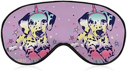 Lynarei Sleep Maska Slatka jednorog Horn Puppy Sleep Maska za oči Veza sa podesivim remenjskim psećima Stars Stars Stars Poklopac