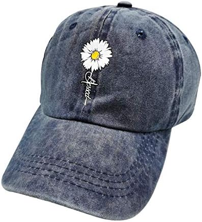 Waldeal ženska podesiva nevoljetna blagoslovljena vjera šešir vintage oprala bejzbol kapa