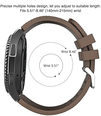 GHFHSG 20mm 22mm univerzalni silikonski remen kompatibilan sa većinom satova sa 22 mm Watchbands