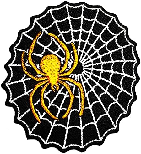 Kleenplus Spider Web Patch vezena značka gvožđe na šivati amblem za jakne farmerke pantalone ruksaci odeća naljepnica Arts Spiderweb