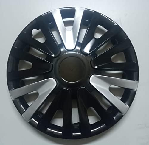 Coprit set poklopca od 4 kotača 13 inčni srebrni-crni Hubcap Snap-on Forts Ford