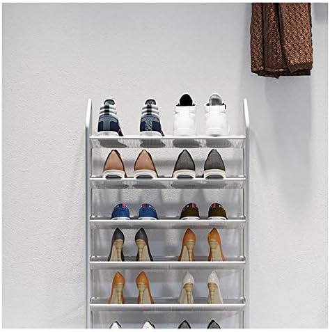 Stalak za cipele za ulazni četveronožni nosač za cipele Metalne police za skladištenje drže do 12 ~ 15 pari cipela za dnevni boravak ulaznog hodnika i polica za obuću