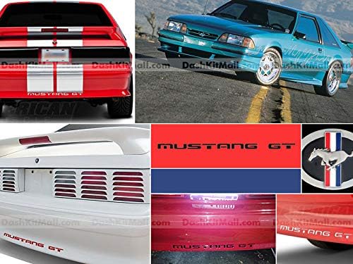 SF Prodaja USA - Crvena stražnja branica za Mustang GT 1987-1993 stražnje umetnici nisu naljepnici