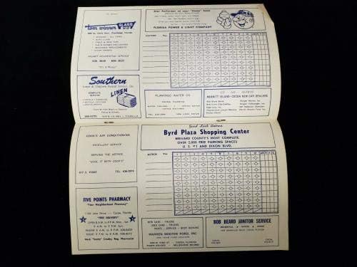 1972 HOUSTON ASTROS PROČIČNI PROGRAM PROČIVANJA - Neukriven - MLB programi