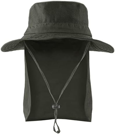 Camptrace Sun Hat za muškarce Široka šešir za zaštitu od sunca Širok šešir za zaštitu od sunca s vratom UPF 50+ ribolov vrtlarnih