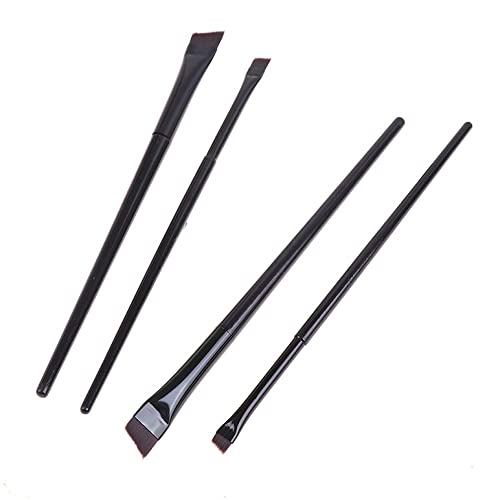 Lhllhl 2pcs Contour Contour četkica za obrva Eyeliner četkica Portable Mala oka za obrve za obrve Četkica Žene Žene Kozmetički alati