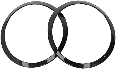 Aramox 1 par lijevi desni prsten za prednje svjetlo sjajni crni prsten za farove zamjena za Cooper R55 R56 R57 R58 R59