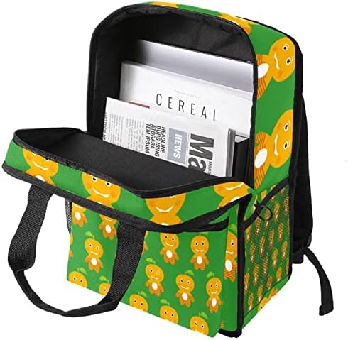Tbouobt putni ruksak lagan laptop casual ruksak za žene muškarci, menadžerski čovjek narančasta zelena