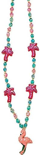 Luau Beads Palm stablo sa flamingo 1 / PKG PKG / 1