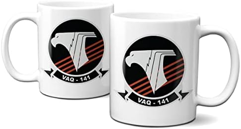 Budućnost leta VAQ-141 elektronski napad eskadrilo logotip 11oz krig