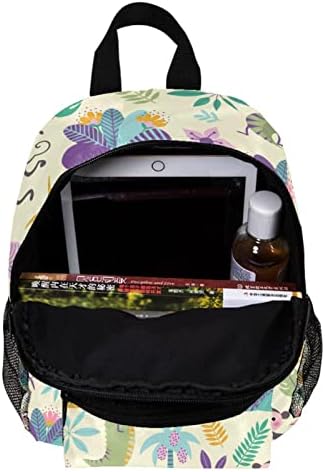VBFOFBV ruksak za laptop, elegantan putni ruksak casual paketa torba za ramena za muškarce, crtani majmunski krokodil tropski cvijet