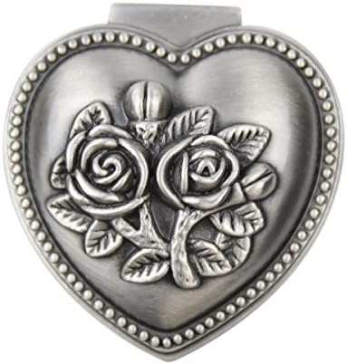 Belons Rose rezbarena kutija za nakit u obliku srca cink legura kutija za skladištenje nakita kutija za žene devojke deca