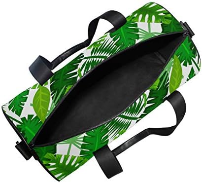 Tropsko lišće Duffel torba, platna putna torba za teretanu sportove i noćenje