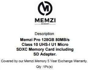 MEMZI PRO 128GB klasa 10 80MB / s Micro SDXC memorijska kartica sa SD adapterom i Micro USB čitačem za Nokia mobilne telefone
