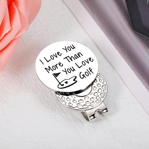 Valentines Day Gifts For Men Golf Gifts Golf Accessories for Men him Golf Ball Marker Anniversary Birthday Gifts For Husband Boyfriend