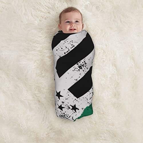 Američka meksička zastava Baby pokrivač za prijemne pokrivače za novorođenčad novorođenčad swir warmry kolica