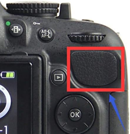 Yudesun fotoaparat Pribor za zamjenu gume gume palac stražnji poklopac za Nikon D5200