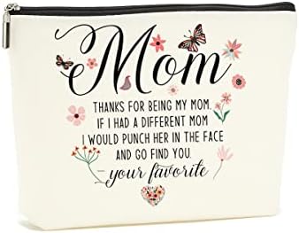 Mama pokloni Makeup kozmetička torba za žene inspirativni pokloni za mamu od kćerke sina mame rođendanski pokloni cvijet dekor majke