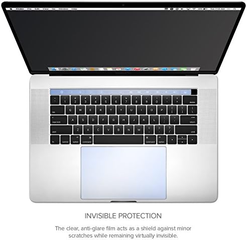 Velika slova GhostCover Touch Premium dodirna traka i zaštitnik Trackpad-a sa mat završnom obradom za 2019 MacBook Pro 16 2pk