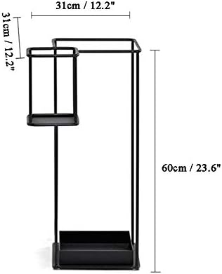 ZESUS kišobran za hodnik Kišobran štand Metalni kvadratni nosač kišobrana Držač nosača za kućni urezni ukras / 108
