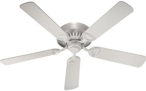 Quorum International 51525-8 5 Blade Patio Fan, 52 , Studio White