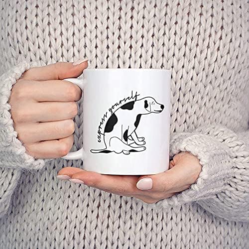 Veterinarska Medicina Gift Appreciation Funny Vet Med Mug Express Yourself Šolja Za Kafu Za Psa Vet Tech Poklon Za Muškarce Za Ženu