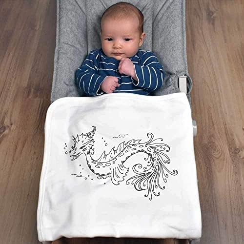 Azeeda 'Sea Dragon' pamučna beba / šal