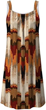 Dame Sundresses 2023 3D grafički točno dresova haljina bez rukava cvjetno tiskane ljetne haljine