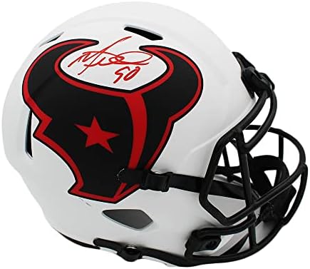 Mario Williams potpisao Houston Texans Speed full Size lunar NFL kacige sa autogramom NFL Helmets