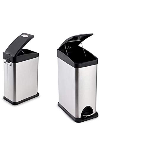 AGRIVA Kuhinjska kantu za smeće, smeće može kućni kuhinjski materijal toaletni papir Košarica od nehrđajućeg čelika prelazna opakosna